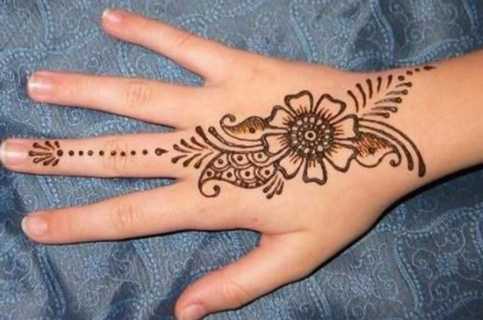 Henna Simple Untuk Anak Kataa