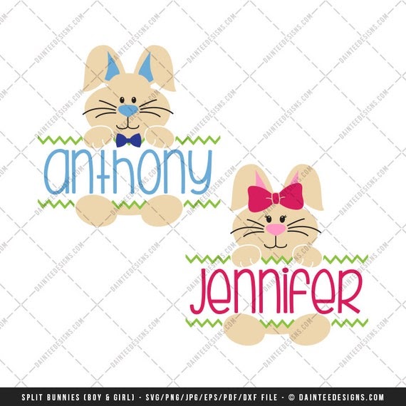 Bunny With Name Svg Free - 238+ File for Free