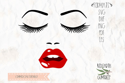 Download Cricut Lips Svg PSD Mockup Templates