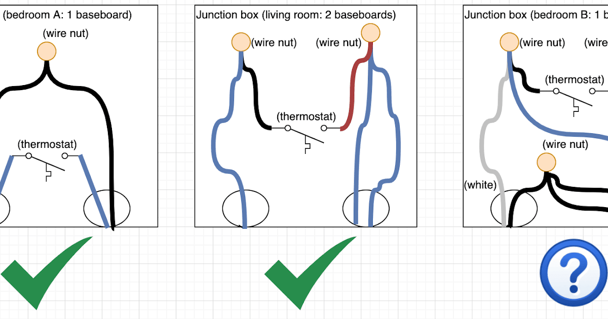 Thermostat Wiring Voltage - Wireing Multple Basebords On One Thermostat