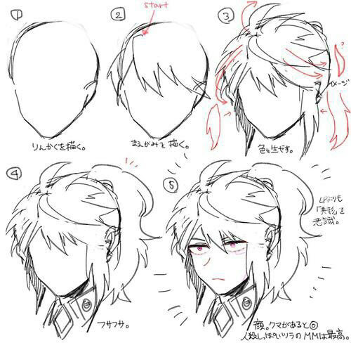 Drawing Pro Male Hairstyle Drawing Reference