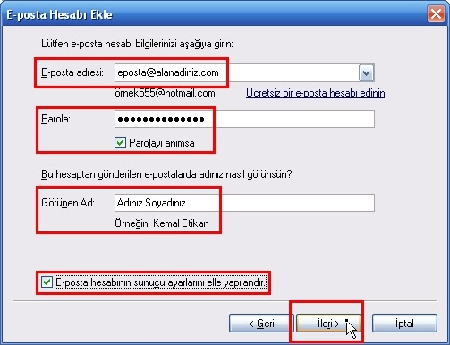 etrabet E-posta Adresi Nedir