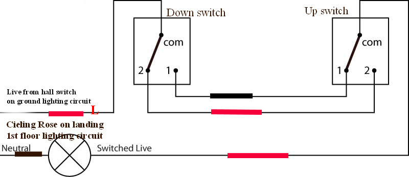 Hall Landing Light Switch Wiring Diagram Wiring Diagram Gallery