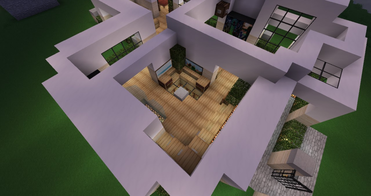 Minecraft Modern Houses Interior Modern House