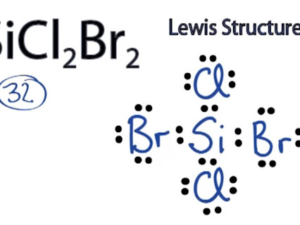 lewis structure for sicl2br2