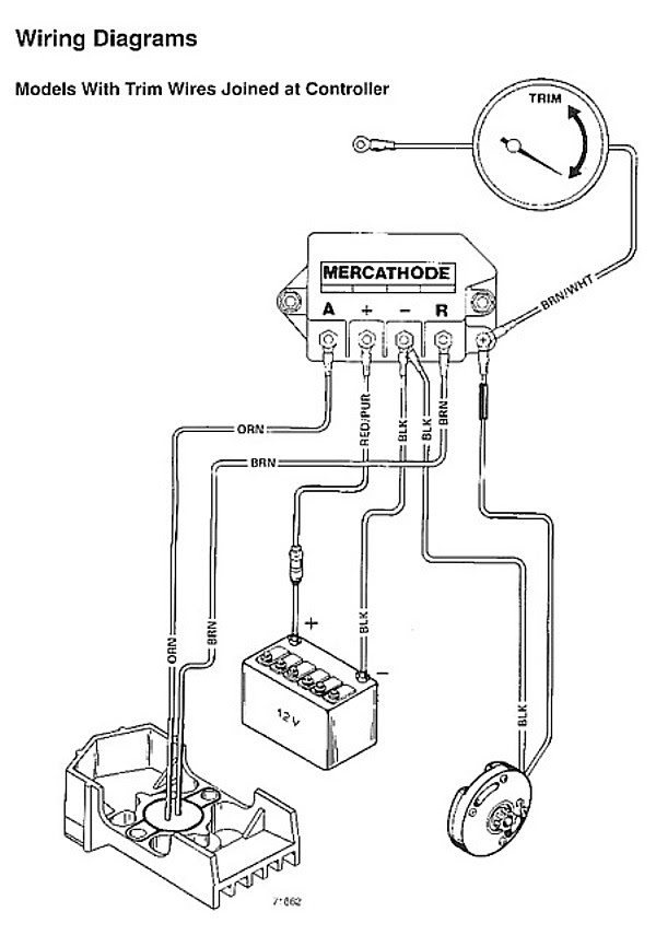 Mercruiser Trim Gauge Wiring