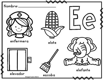 Spanish Alphabet Coloring Page - 295+ File SVG PNG DXF EPS Free