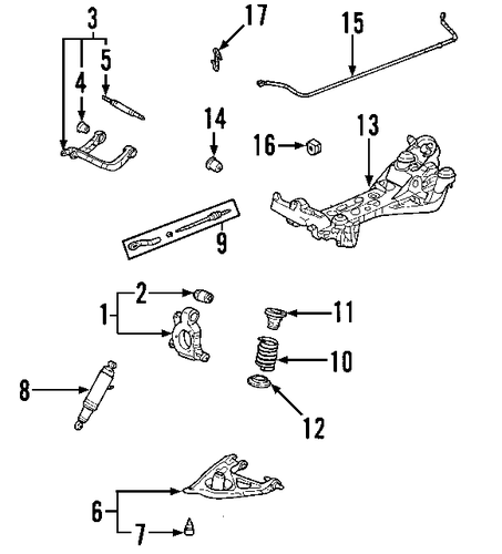 2001 Pontiac Aztek Engine Diagram