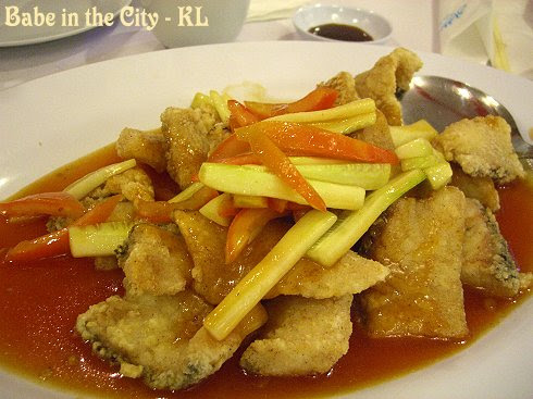 Sweet and Sour Fish Fillet (RM21)