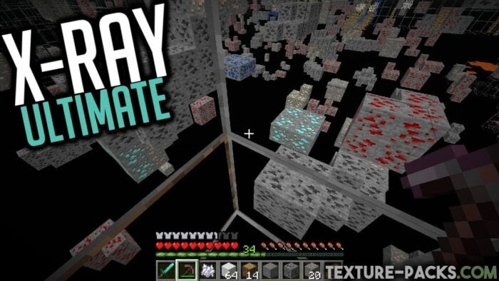 X Ray Texture Pack 117 Bedrock 1 8 1 17 Beastx Collection