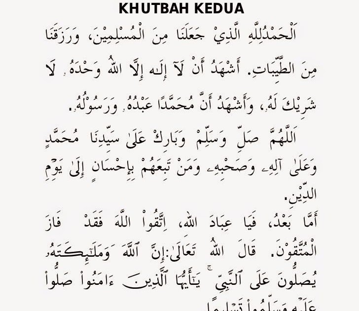 Khutbah Jumat Lengkap Dengan Doa Pembuka Dan Penutup Pdf Cara Golden