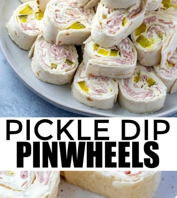 Pickle Dip Pinwheels - The Perfect Party Appetizer! - Asmiant Recipes