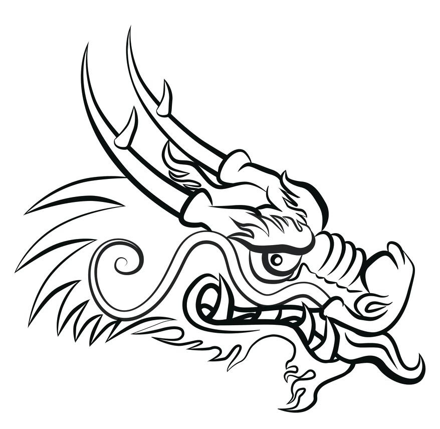 Chinese Dragon Drawing Easy Drawing Ideas Collection