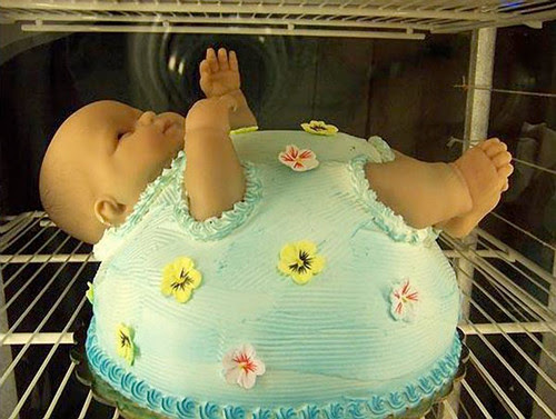 creepy cake