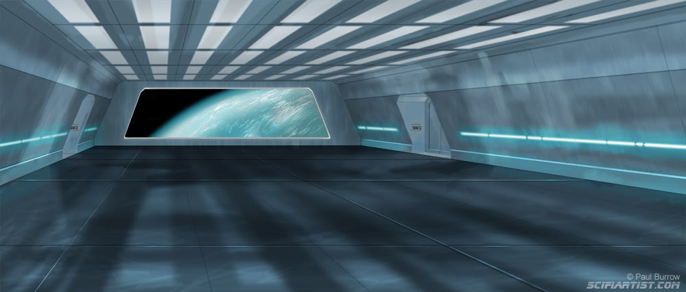 Sci Fi Space Station Interior Minimalist Interior Design