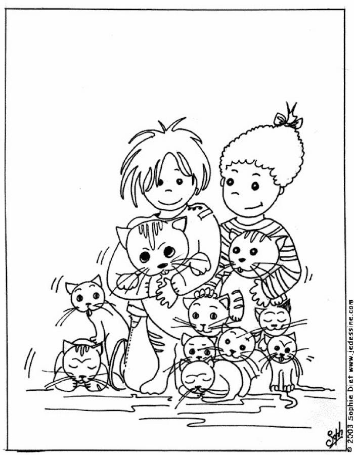 Brungki: coloring pages children