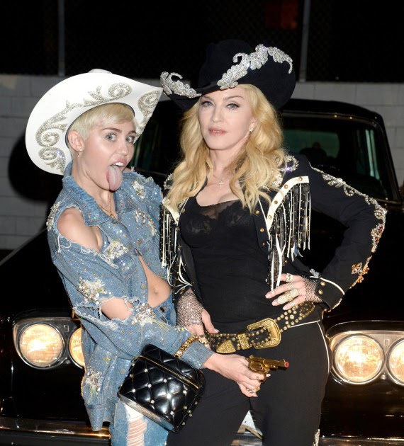 Madonna And Miley Cyrus Video