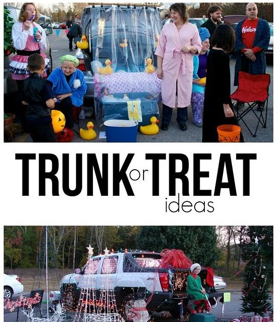 She's crafty: trunk or treat ideas