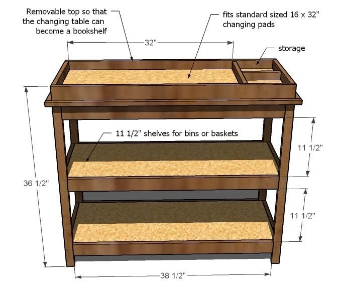 Woodworking Plans Table Woodworking Plans Baby Changing Table