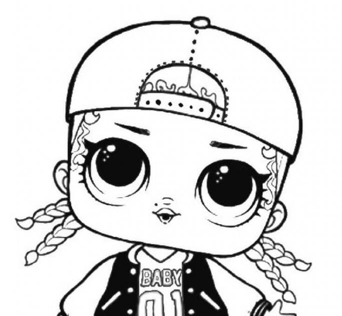 Coloring And Drawing Mc Swag Lol Surprise Doll Coloring Page