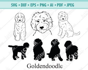 Free Svg Goldendoodle Dog? File For Cricut - King SVG 500.000+ Free