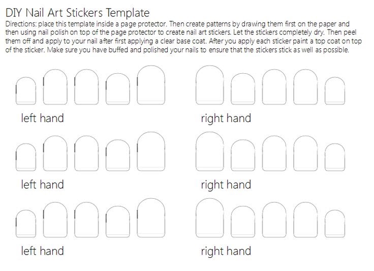 6. Hollow Nail Art Templates - wide 10