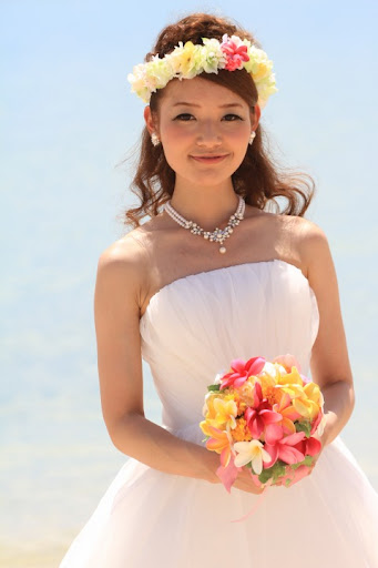 ハワイ 結婚式 ヘアスタイル Kamigata