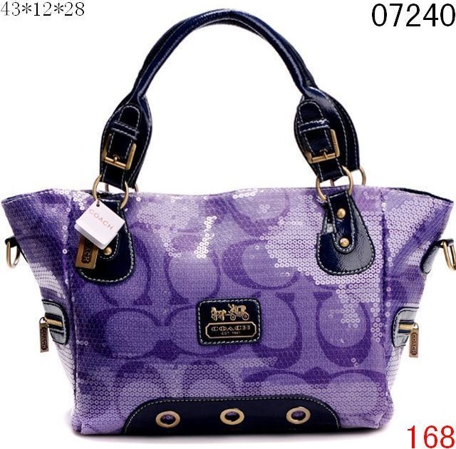 Blue Handbags: Purple Handbags By Coach