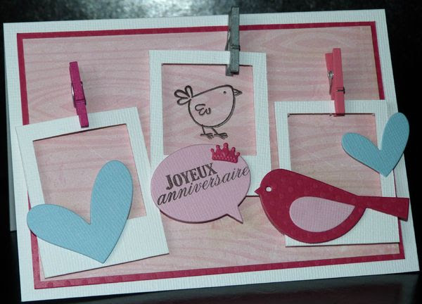Scrap Carte Anniversaire Femme