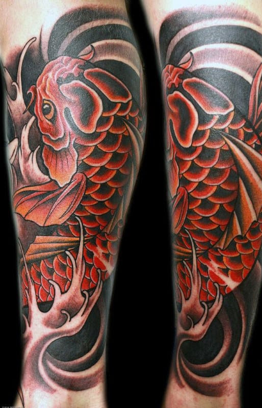 Terkeren 20 Tato Ikan  Koi  Di Tangan Gambar Tato Keren