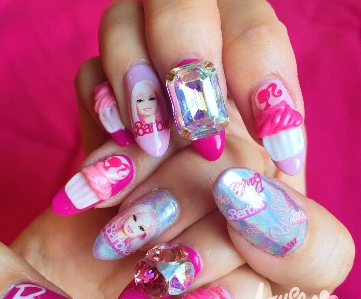 Barbie 3D Nail Design Kit - wide 3