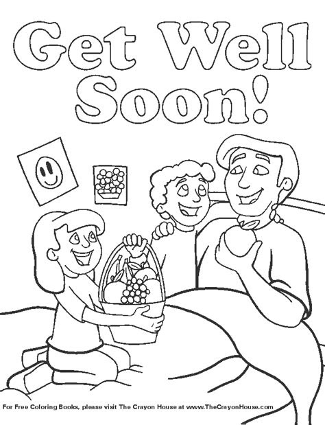 Hello Kitty Get Well Soon Coloring Pages - Learn to Color