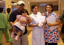Pulang, di lobby rumah sakit