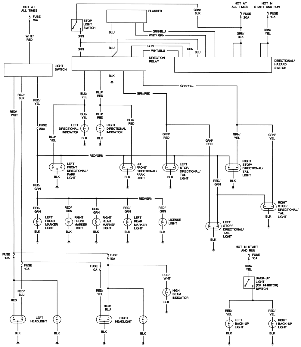 1986 Mazda B2000 Wiring Diagram