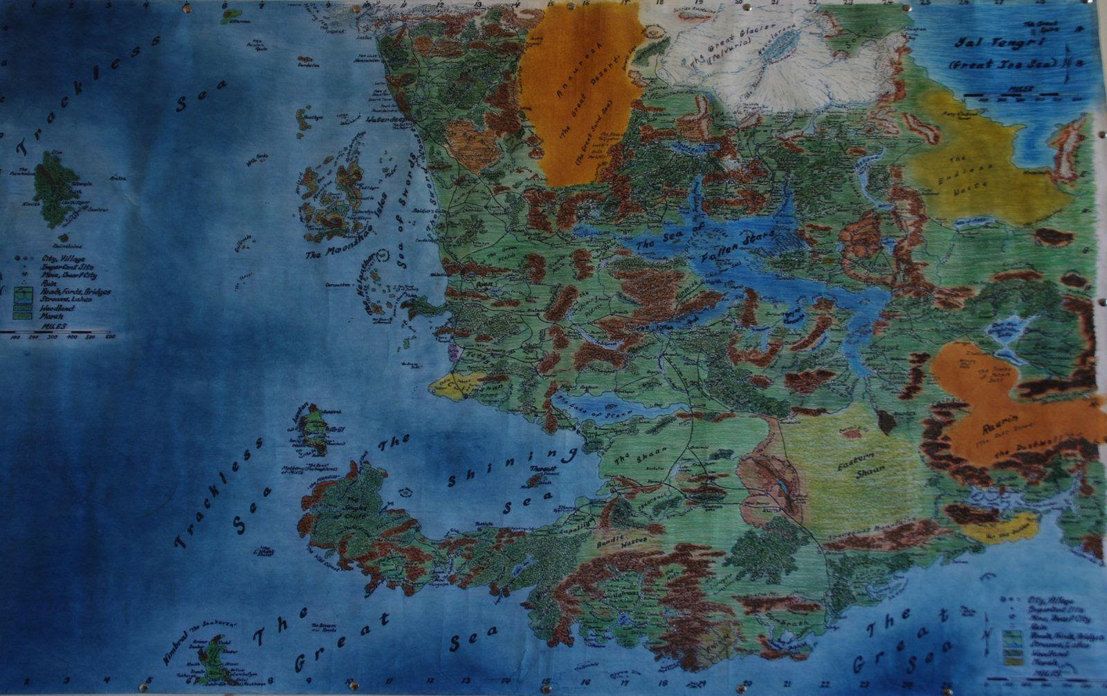 26 Forgotten Realms Map High Resolution - Maps Database Source