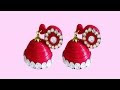 paper quilling: How to make jhumkas or earring easy method