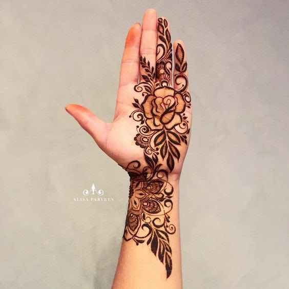 55+ Zulfas Henna Designs