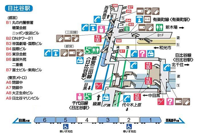 図 構内 市ヶ谷 駅