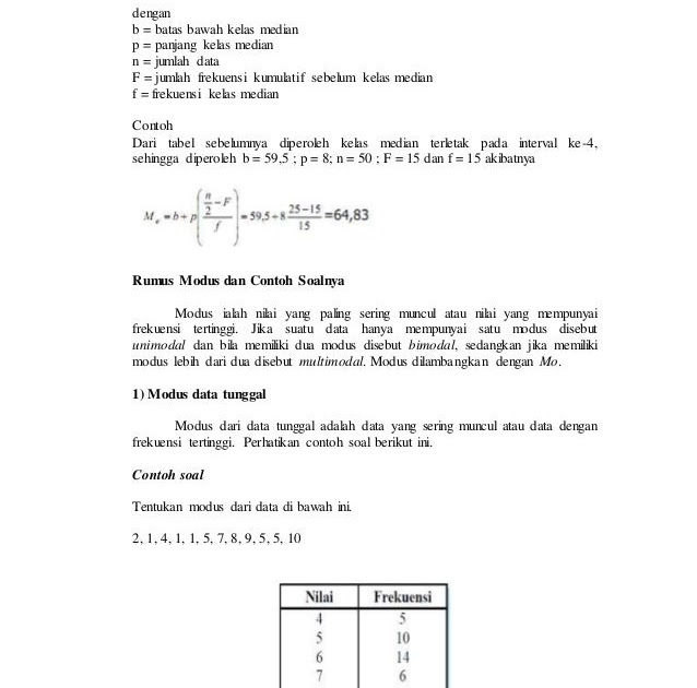 Contoh Soal Statistika Ekonomi Dan Bisnis Literatur