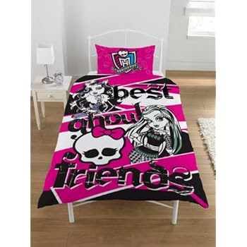 Pas Cher!! Parure housse de couette Linge de maison Monster High Lit 1 Personne Decoration ...