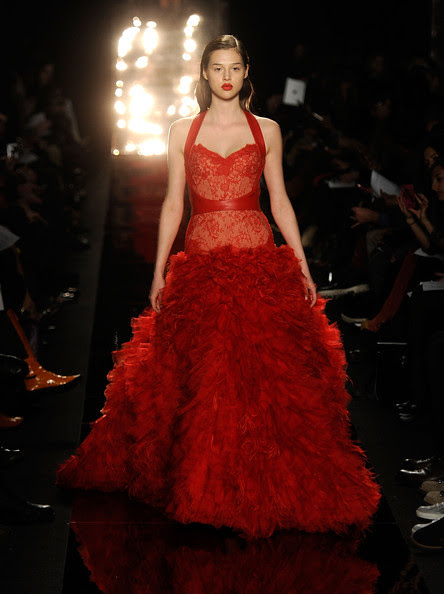 Monique Lhuillier Runway Show New York Fashion Week For Fall Winter ...