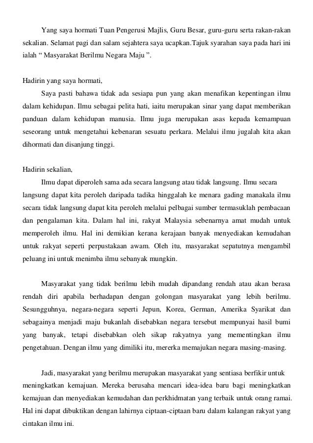 Contoh Soalan Karangan Ucapan Spm - Malacca t