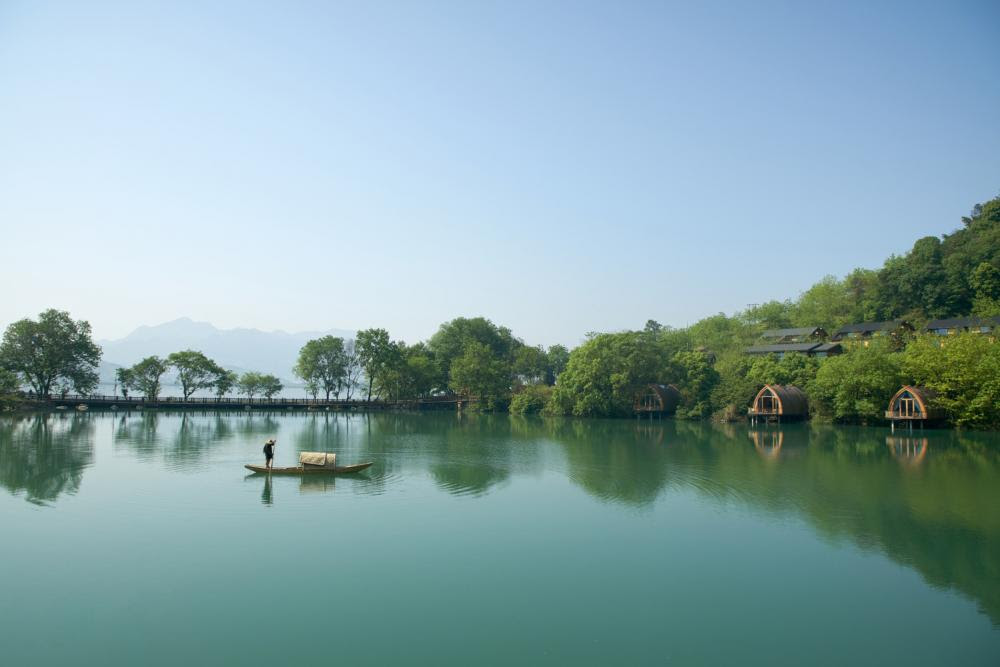 Đội ngũ kiến trúc sư lấy cảm hứng từ chiếc thuyền nhỏ trên sông để kiến tạo nên công trình độc đáo này. công trình độc đáo