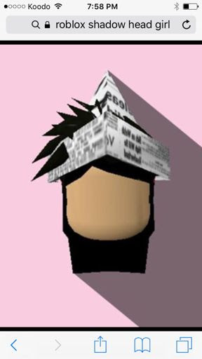 shadow head boy boy cool roblox character