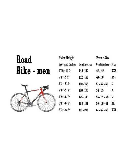 Bicycle Inner Tube Size Chart