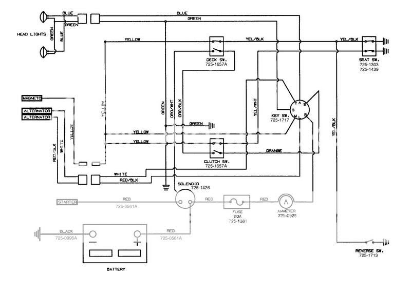 33 Mtd Riding Lawn Mower Wiring Diagram Wiring Diagram List