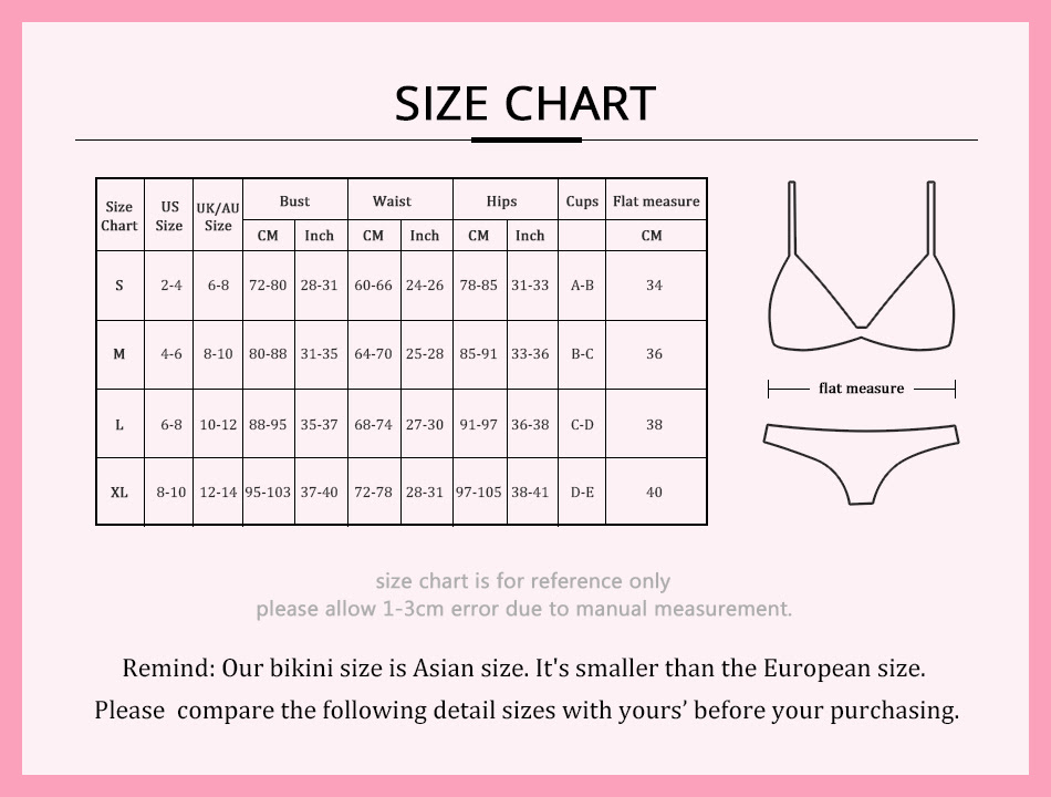 Crochet Bikini Bottom Size Chart - Amelia's Crochet