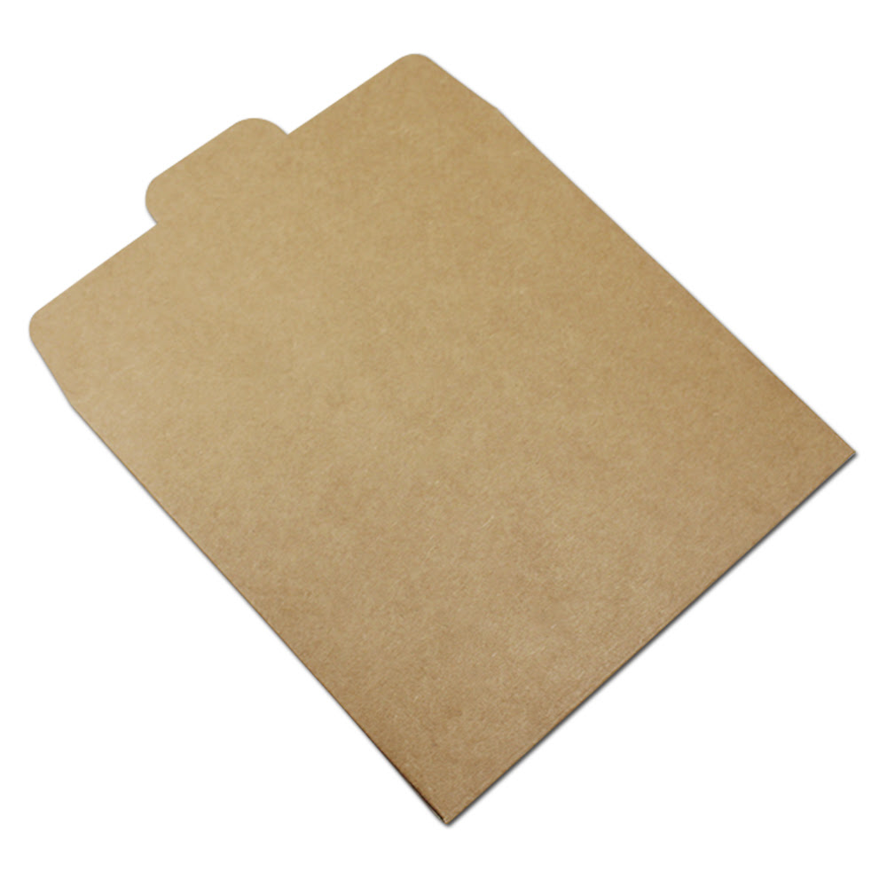 12.5*12.5cm Kraft Paper CD Sleeve Discs DVD Packaging Bag Box Retail CD