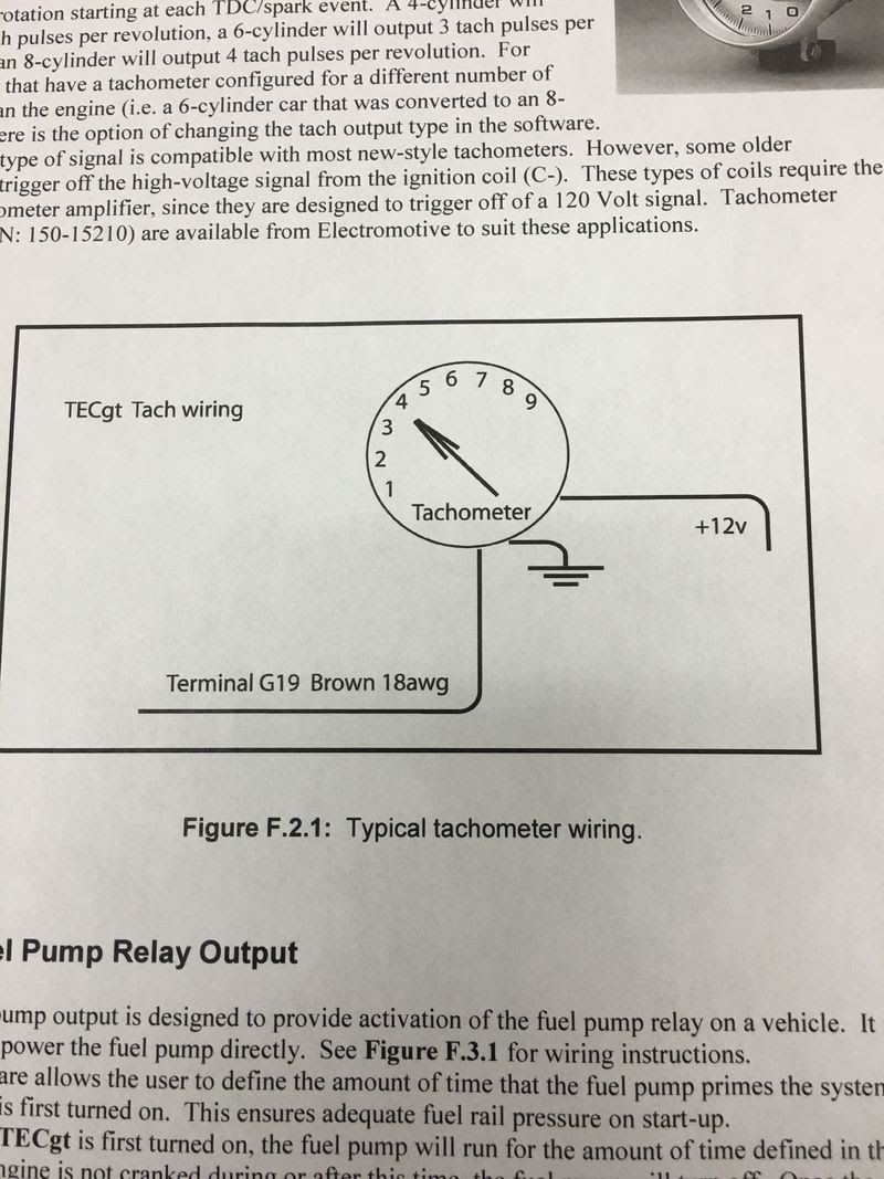 Tachometer Wiring - Complete Wiring Schemas