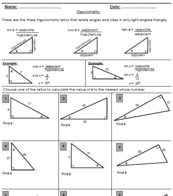 worksheet-trigonometric-ratios-sohcahtoa-answer-key-worksheet